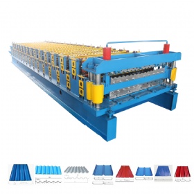 flashing roll forming machine for wave panels shape tube rolling mills